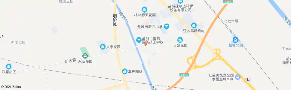 盐城好一家服饰城_公交站地图_盐城公交_妙搜公交查询2025