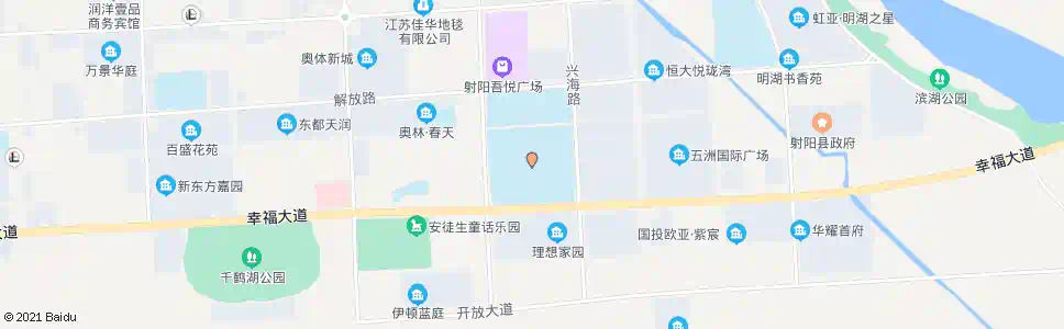 盐城射阳县初级中学_公交站地图_盐城公交_妙搜公交查询2025