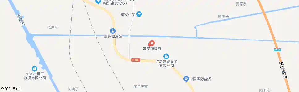 盐城富安镇镇政府_公交站地图_盐城公交_妙搜公交查询2025