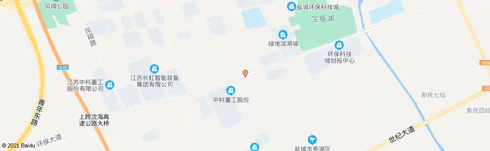盐城中科重工_公交站地图_盐城公交_妙搜公交查询2025