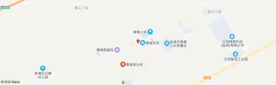 盐城青墩办事处_公交站地图_盐城公交_妙搜公交查询2025