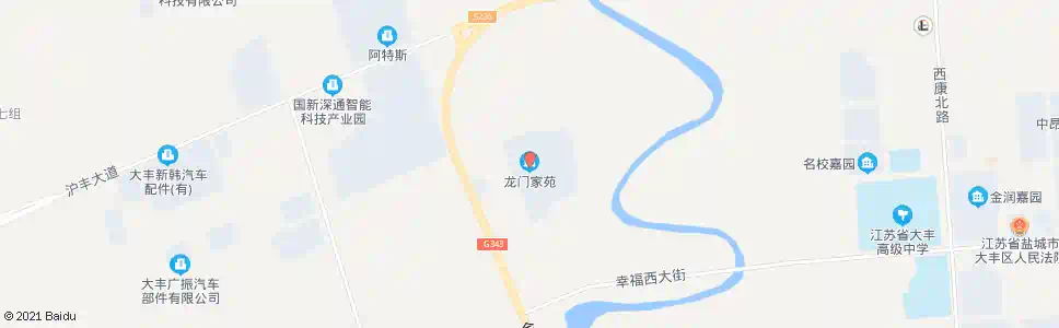 盐城龙门家苑_公交站地图_盐城公交_妙搜公交查询2025