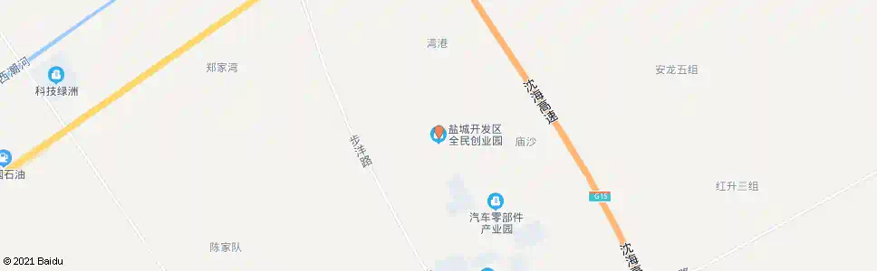 盐城全民创业园_公交站地图_盐城公交_妙搜公交查询2025