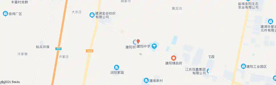 盐城招呼站(建阳农贸市场)_公交站地图_盐城公交_妙搜公交查询2025