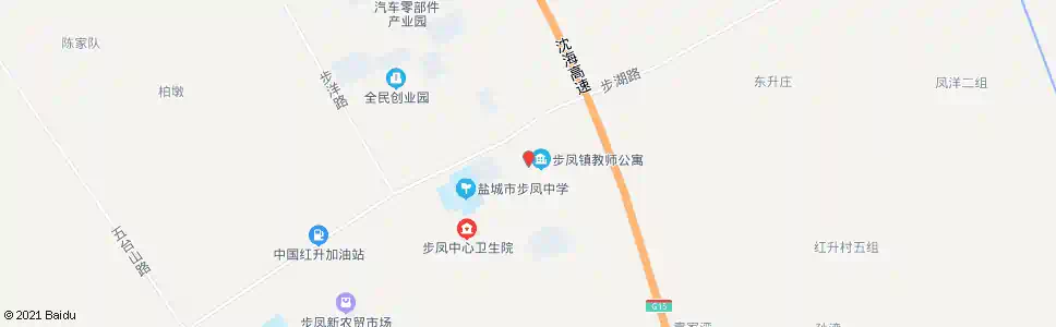 盐城曙光路步凤路口_公交站地图_盐城公交_妙搜公交查询2025
