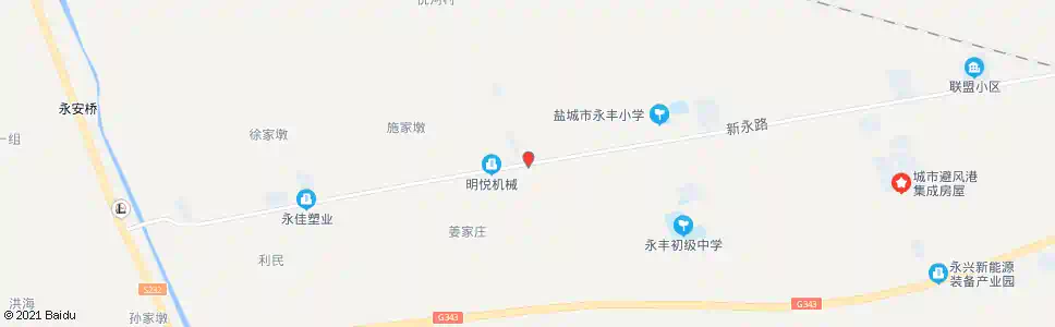 盐城永丰科技工业园_公交站地图_盐城公交_妙搜公交查询2025