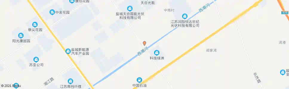 盐城光电产业园(五台山路漓江路口)_公交站地图_盐城公交_妙搜公交查询2025