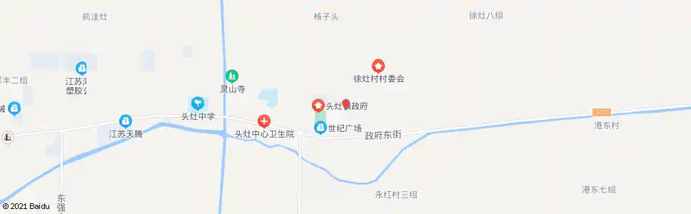 盐城头灶_公交站地图_盐城公交_妙搜公交查询2025