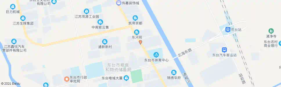 盐城东台迎宾馆_公交站地图_盐城公交_妙搜公交查询2025