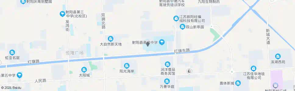 盐城射阳县实验中学_公交站地图_盐城公交_妙搜公交查询2025