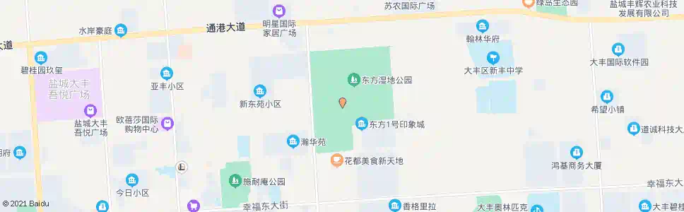 盐城东方一号创业园_公交站地图_盐城公交_妙搜公交查询2025
