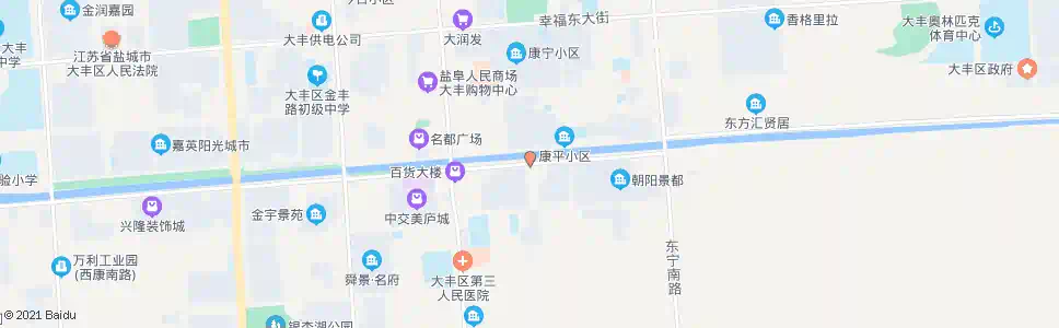 盐城恒达世纪新城_公交站地图_盐城公交_妙搜公交查询2025