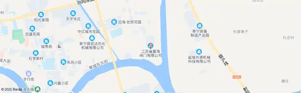 盐城富海阀门_公交站地图_盐城公交_妙搜公交查询2025