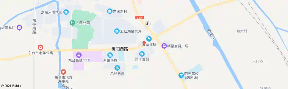 盐城明星家居港(惠阳路)_公交站地图_盐城公交_妙搜公交查询2025