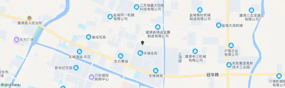 盐城华瑞佳苑_公交站地图_盐城公交_妙搜公交查询2025