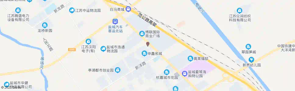 盐城圩洋花木场_公交站地图_盐城公交_妙搜公交查询2025