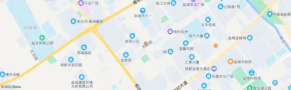 盐城东进路盐马路口_公交站地图_盐城公交_妙搜公交查询2025
