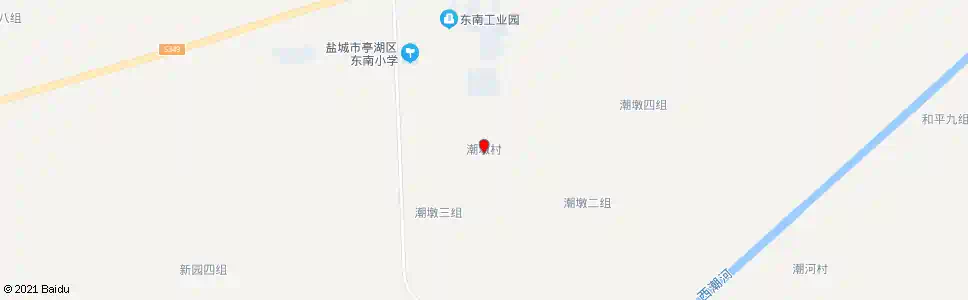盐城潮墩路_公交站地图_盐城公交_妙搜公交查询2025