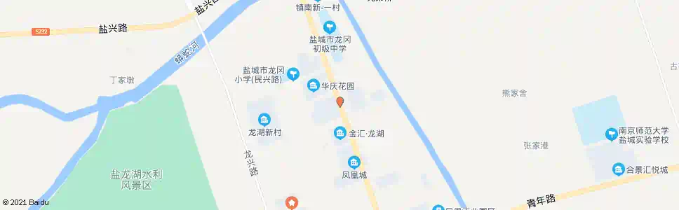 盐城杨树村_公交站地图_盐城公交_妙搜公交查询2025