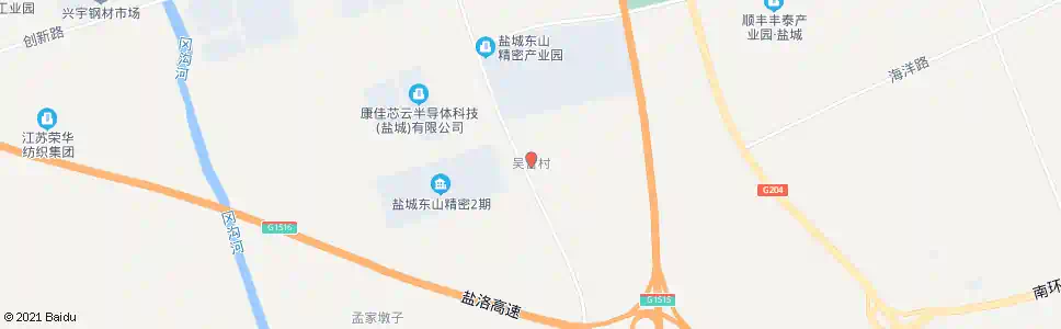 盐城吴舍_公交站地图_盐城公交_妙搜公交查询2025