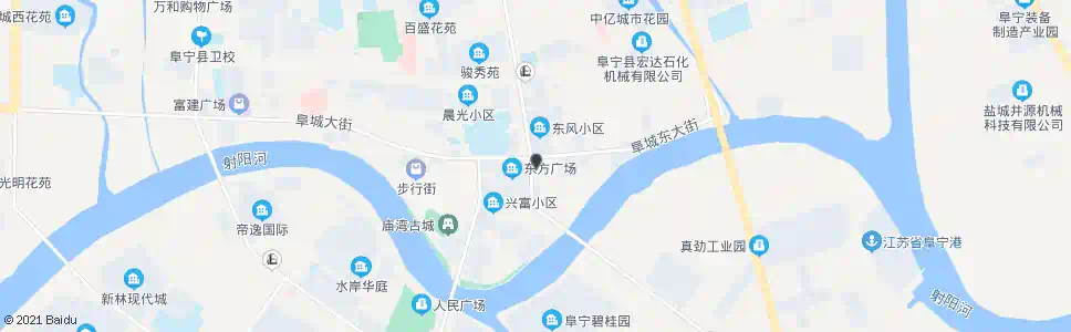 盐城世纪联华(北)_公交站地图_盐城公交_妙搜公交查询2025