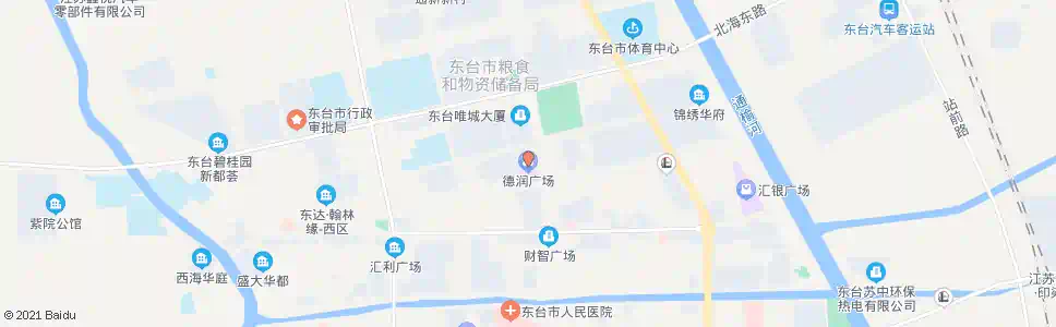 盐城德润广场_公交站地图_盐城公交_妙搜公交查询2025