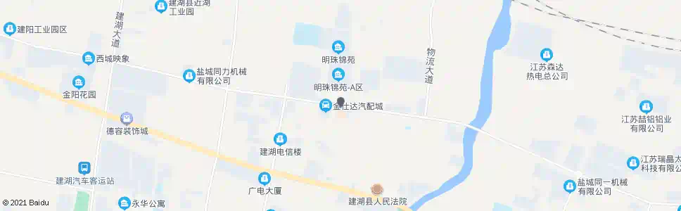 盐城建阳眼科医院_公交站地图_盐城公交_妙搜公交查询2025