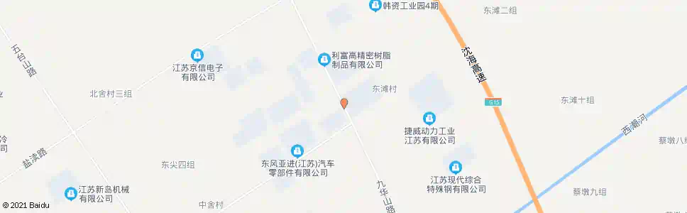 盐城九华山路赣江路口_公交站地图_盐城公交_妙搜公交查询2025