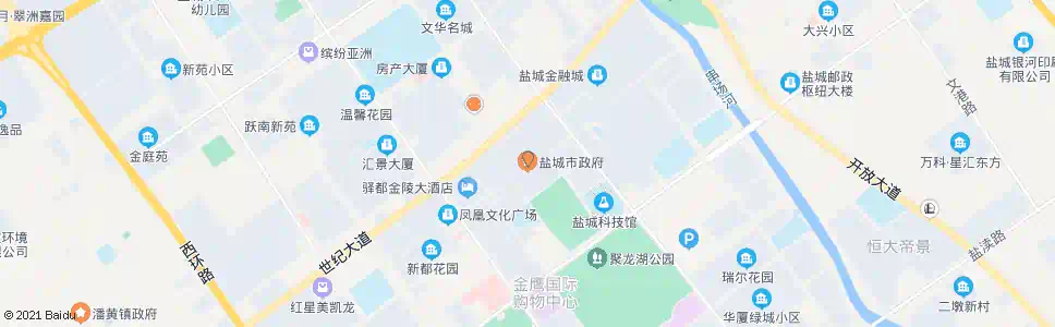 盐城老镇政府_公交站地图_盐城公交_妙搜公交查询2025
