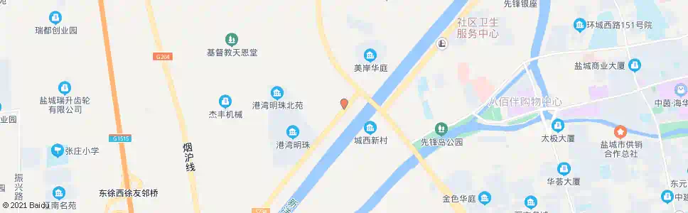 盐城新洋港大桥_公交站地图_盐城公交_妙搜公交查询2025