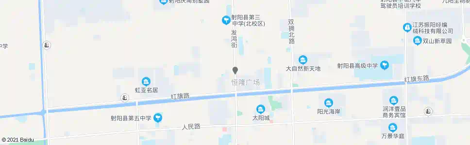 盐城县人民医院(恒隆广场西门)_公交站地图_盐城公交_妙搜公交查询2025