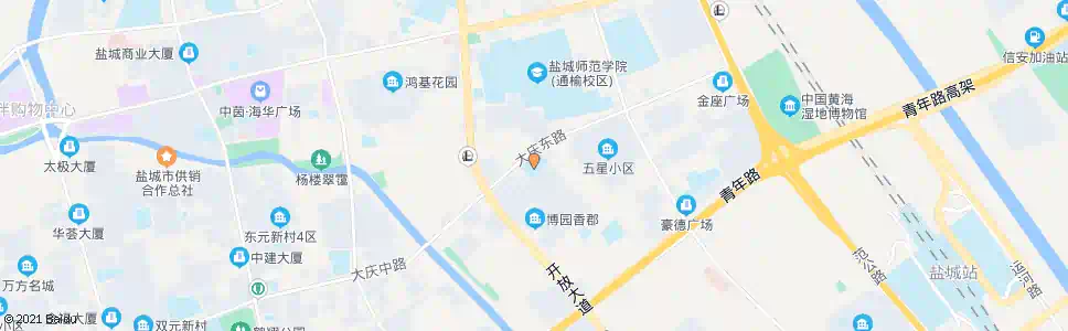 盐城市八中_公交站地图_盐城公交_妙搜公交查询2025
