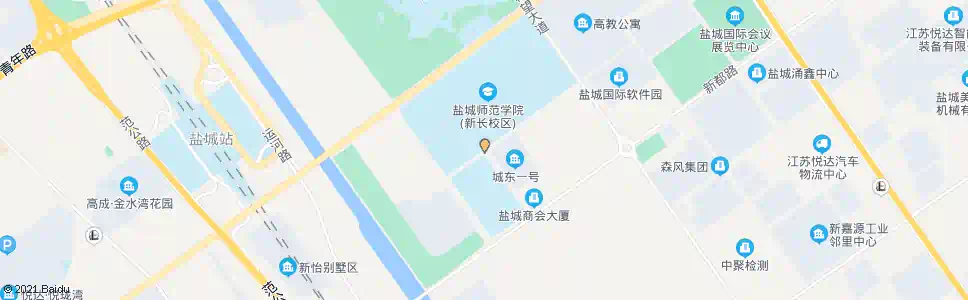 盐城庐山路_公交站地图_盐城公交_妙搜公交查询2025