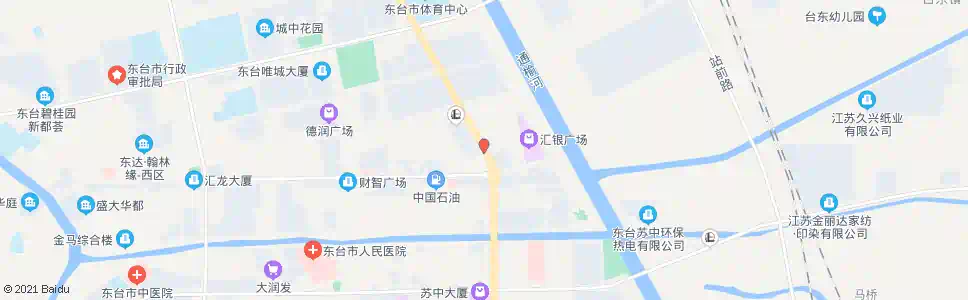 盐城美食街_公交站地图_盐城公交_妙搜公交查询2025