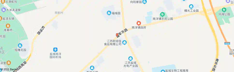 盐城旺盛食品(雅家乐双元路店)_公交站地图_盐城公交_妙搜公交查询2025