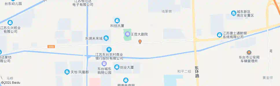 盐城和平_公交站地图_盐城公交_妙搜公交查询2025