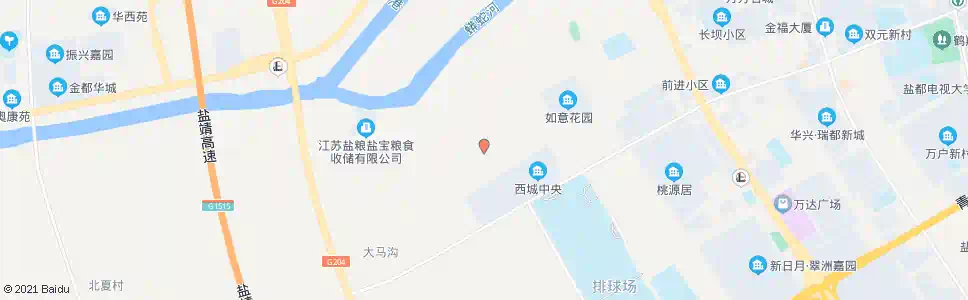 盐城镇西路_公交站地图_盐城公交_妙搜公交查询2025