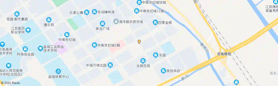 盐城铁军路纳海路口_公交站地图_盐城公交_妙搜公交查询2025