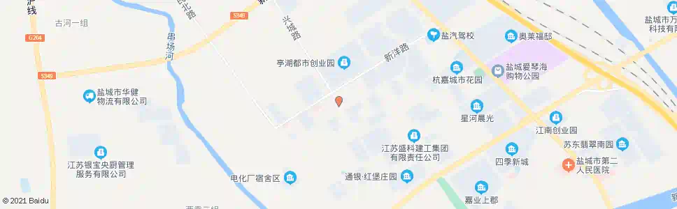 盐城兴城路新洋路口_公交站地图_盐城公交_妙搜公交查询2025