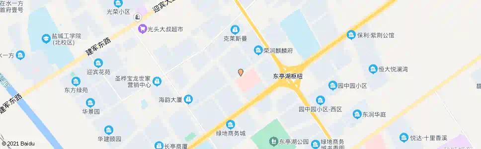 盐城亭湖区人民医院(北)_公交站地图_盐城公交_妙搜公交查询2025