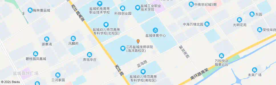 盐城交通技师学院_公交站地图_盐城公交_妙搜公交查询2025