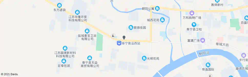 盐城城西圆盘(北)_公交站地图_盐城公交_妙搜公交查询2025