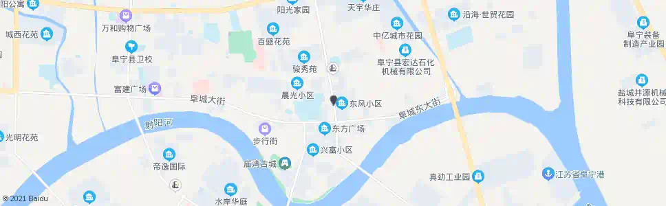 盐城东风小区_公交站地图_盐城公交_妙搜公交查询2025