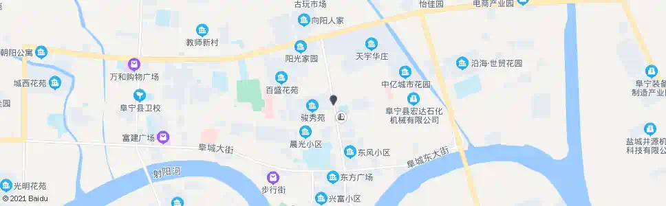 盐城百盛东苑_公交站地图_盐城公交_妙搜公交查询2025