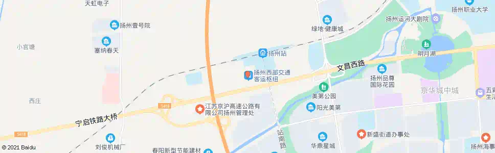 扬州汽车西站(公交枢纽站)_公交站地图_扬州公交_妙搜公交查询2025