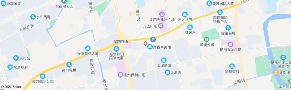 扬州恒丰银行(邗江人才市场)_公交站地图_扬州公交_妙搜公交查询2025