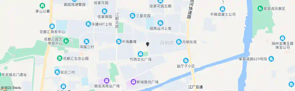 扬州月明苑西门_公交站地图_扬州公交_妙搜公交查询2025