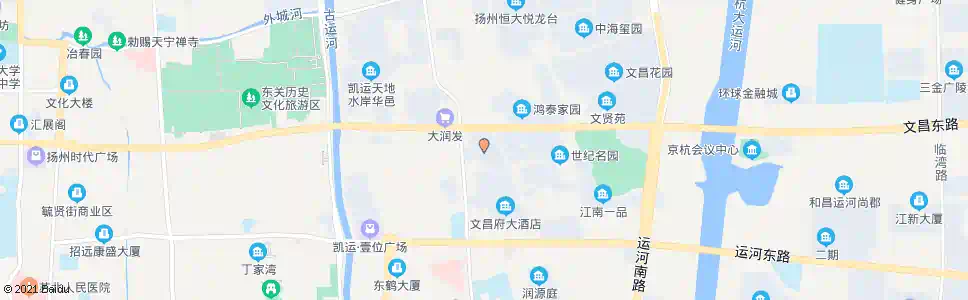 扬州沙北三村(江都路)_公交站地图_扬州公交_妙搜公交查询2025