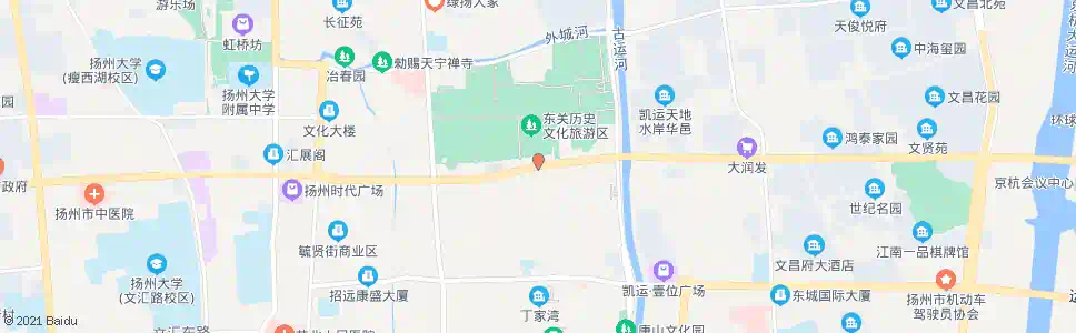 扬州琼花观(茂业百货银河电子城)_公交站地图_扬州公交_妙搜公交查询2025