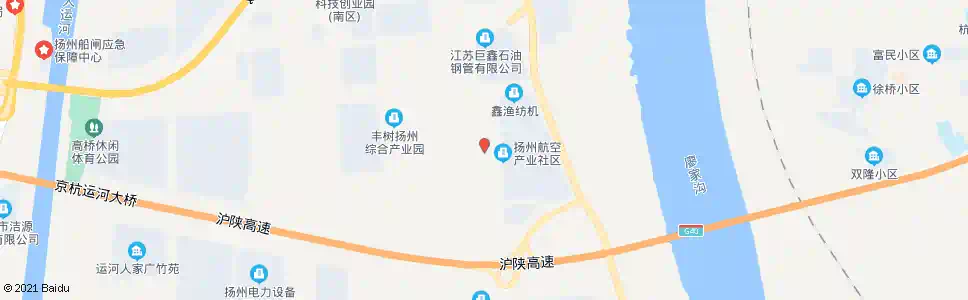 扬州广陵产业园(玛切嘉利)_公交站地图_扬州公交_妙搜公交查询2025